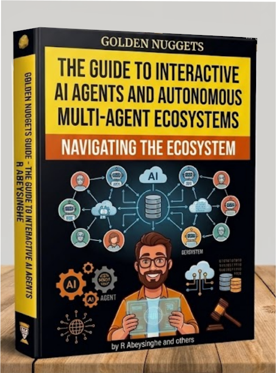 Golden Nuggets: The Guide to Interactive AI Agents and Autonomous Multi-Agent Ecosystems cover